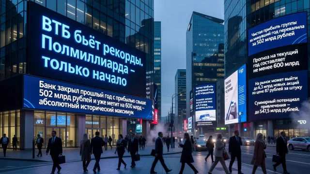 ВТБ бьёт рекорды. Полмиллиарда - только начало